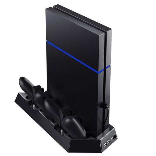 JMT-282186 PS4 Multi-Function Charger with Cooling Fan – Essential Accessory for Original Console