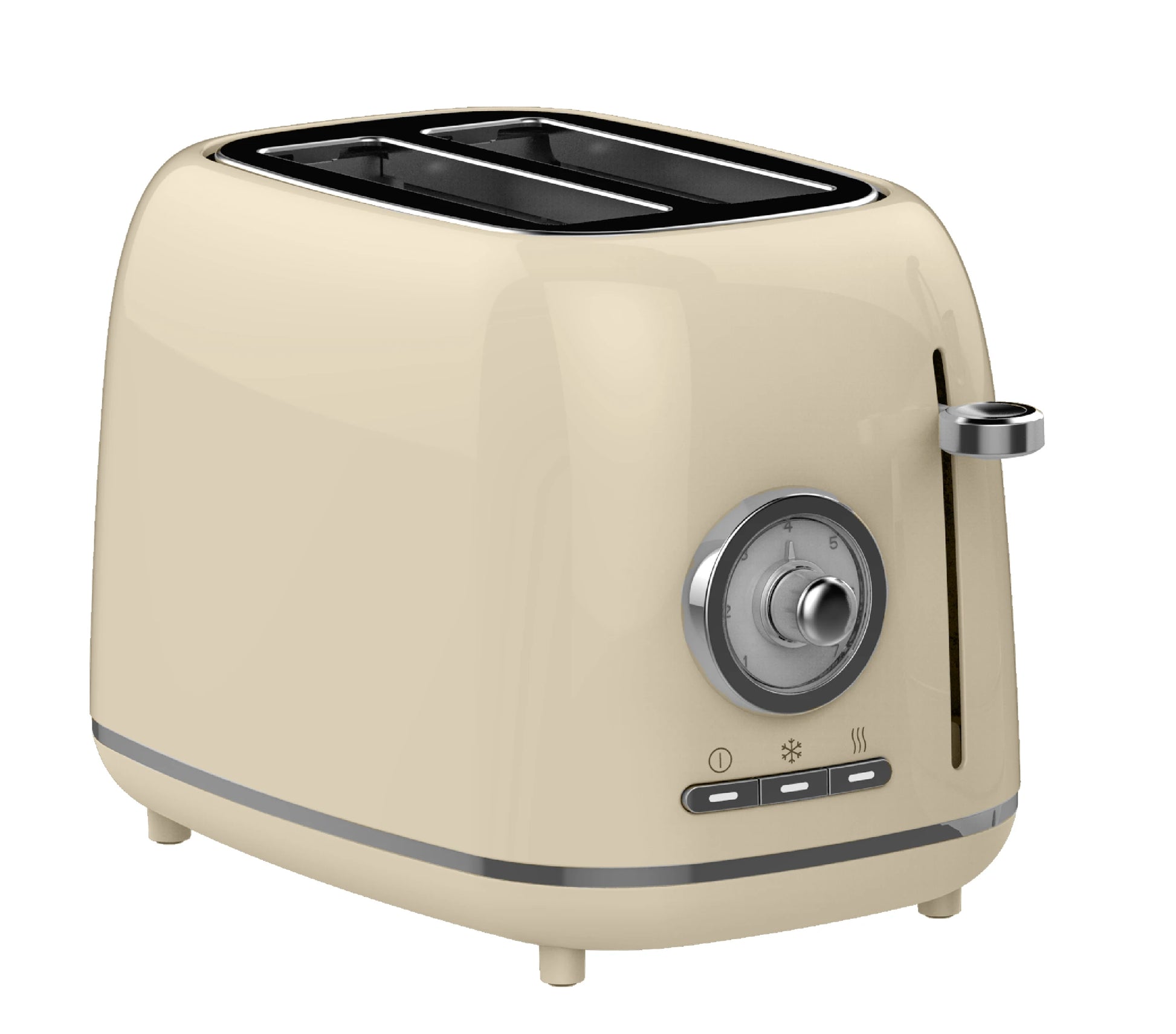 JMT-282314 Compact 2-Slice Red Burger Bun Toaster for Perfectly Toasted Buns