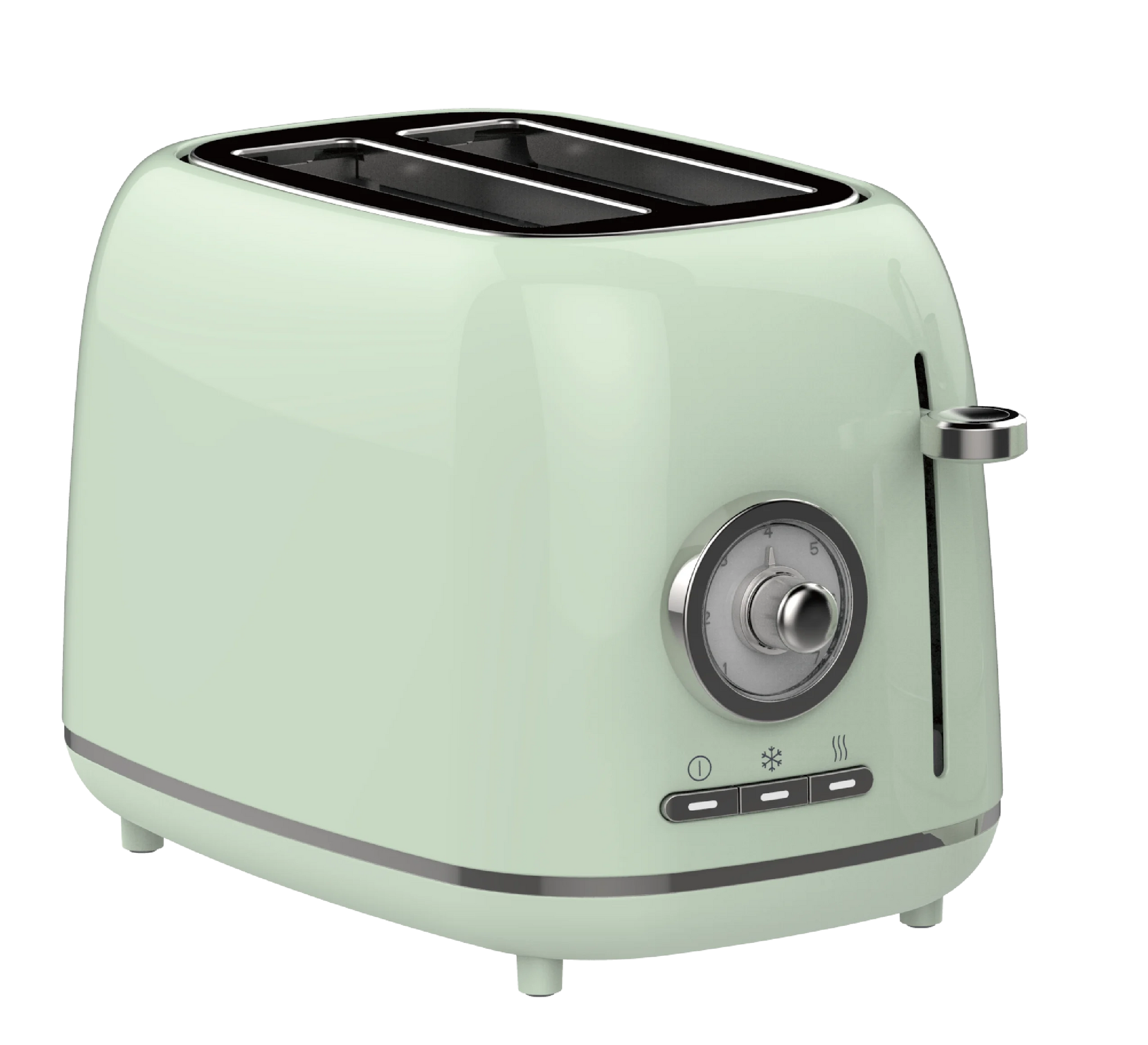 JMT-282314 Compact 2-Slice Red Burger Bun Toaster for Perfectly Toasted Buns