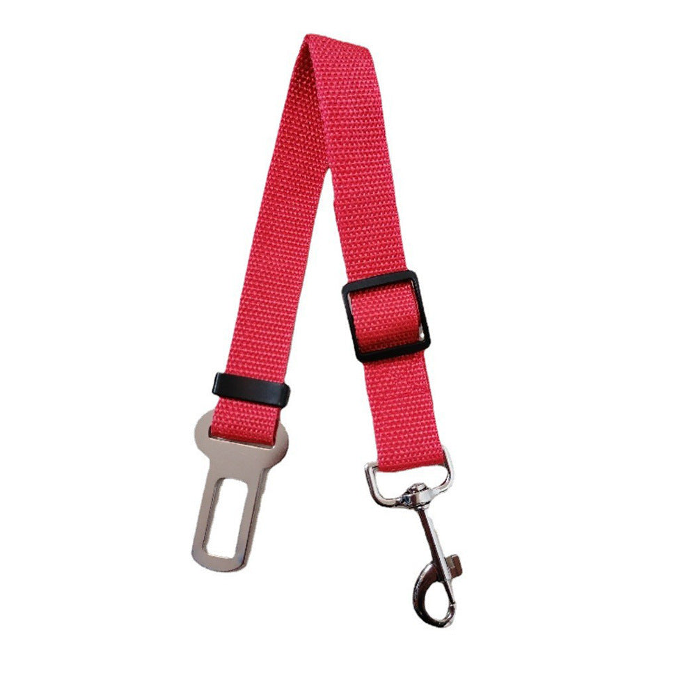 JMT-282506 Adjustable Retractable Pet Safety Belt - Nylon Seat Belt for Dogs and Cats in Multiple Colors