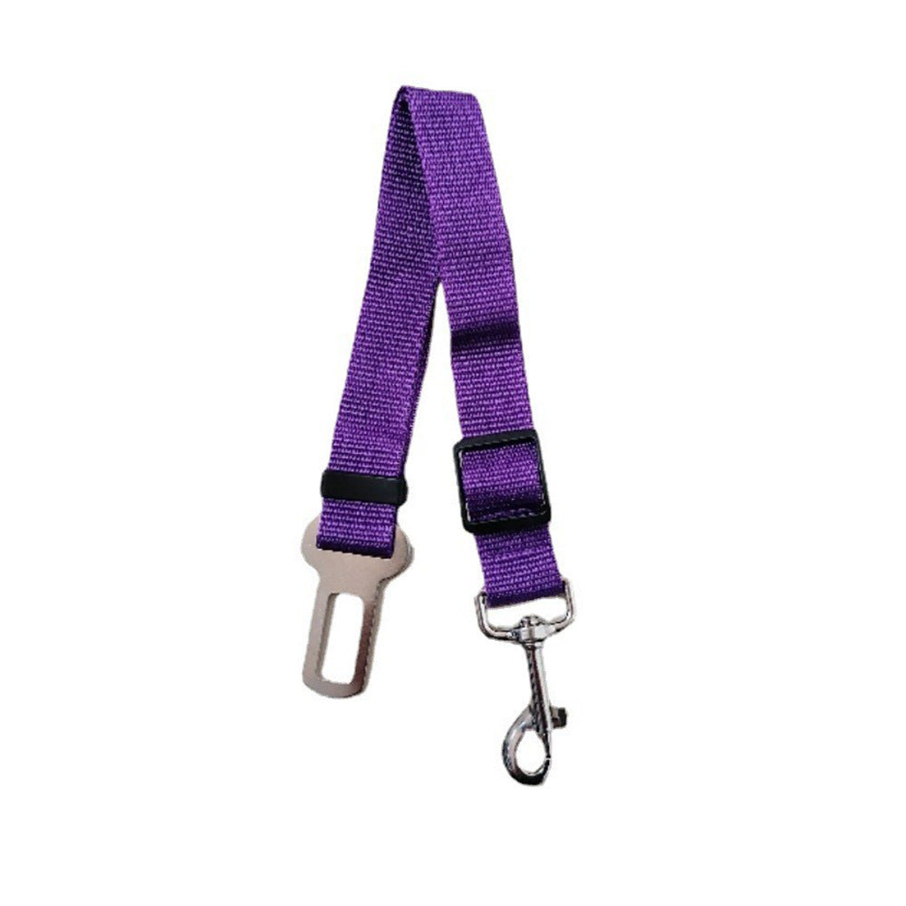 JMT-282506 Adjustable Retractable Pet Safety Belt - Nylon Seat Belt for Dogs and Cats in Multiple Colors
