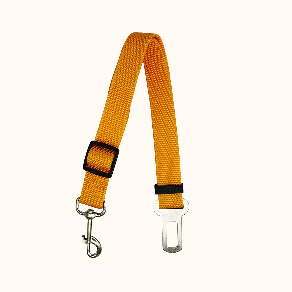 JMT-282506 Adjustable Retractable Pet Safety Belt - Nylon Seat Belt for Dogs and Cats in Multiple Colors