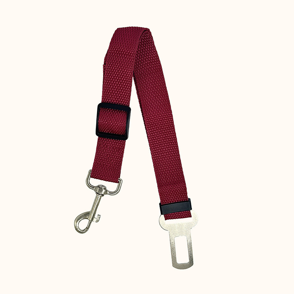 JMT-282506 Adjustable Retractable Pet Safety Belt - Nylon Seat Belt for Dogs and Cats in Multiple Colors