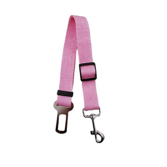 JMT-282506 Adjustable Retractable Pet Safety Belt - Nylon Seat Belt for Dogs and Cats in Multiple Colors