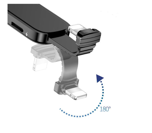 JMT-282506 Dual Lightning to 3.5mm Audio Adapter with Bracket Ring Connector