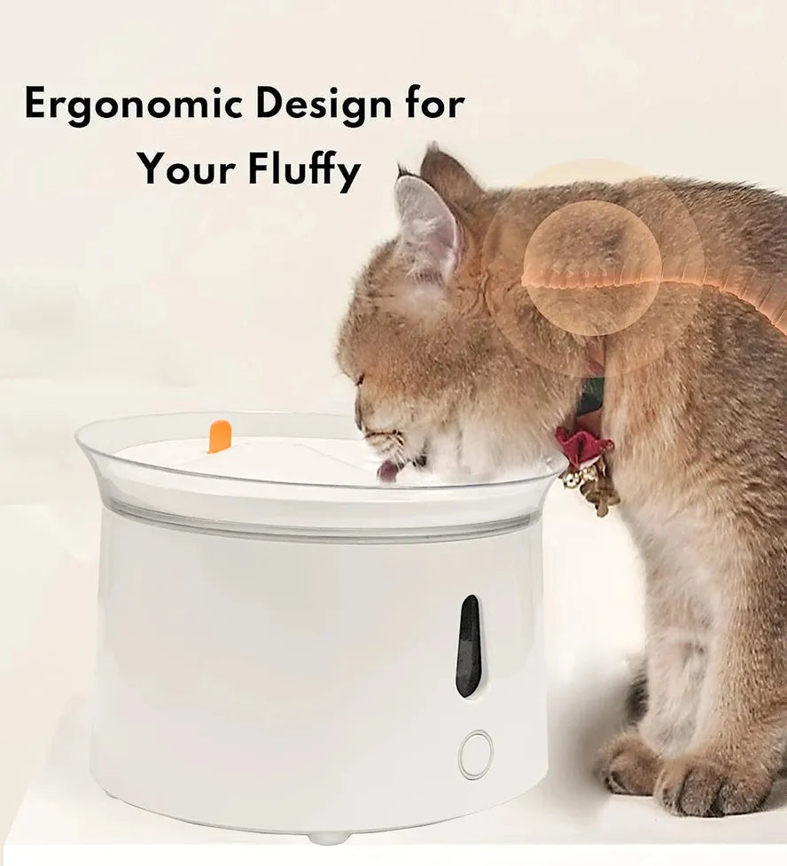 JMT-283018 Automatic Pet Water Fountain with 2.4L Recirculating Filter for Dogs and Cats