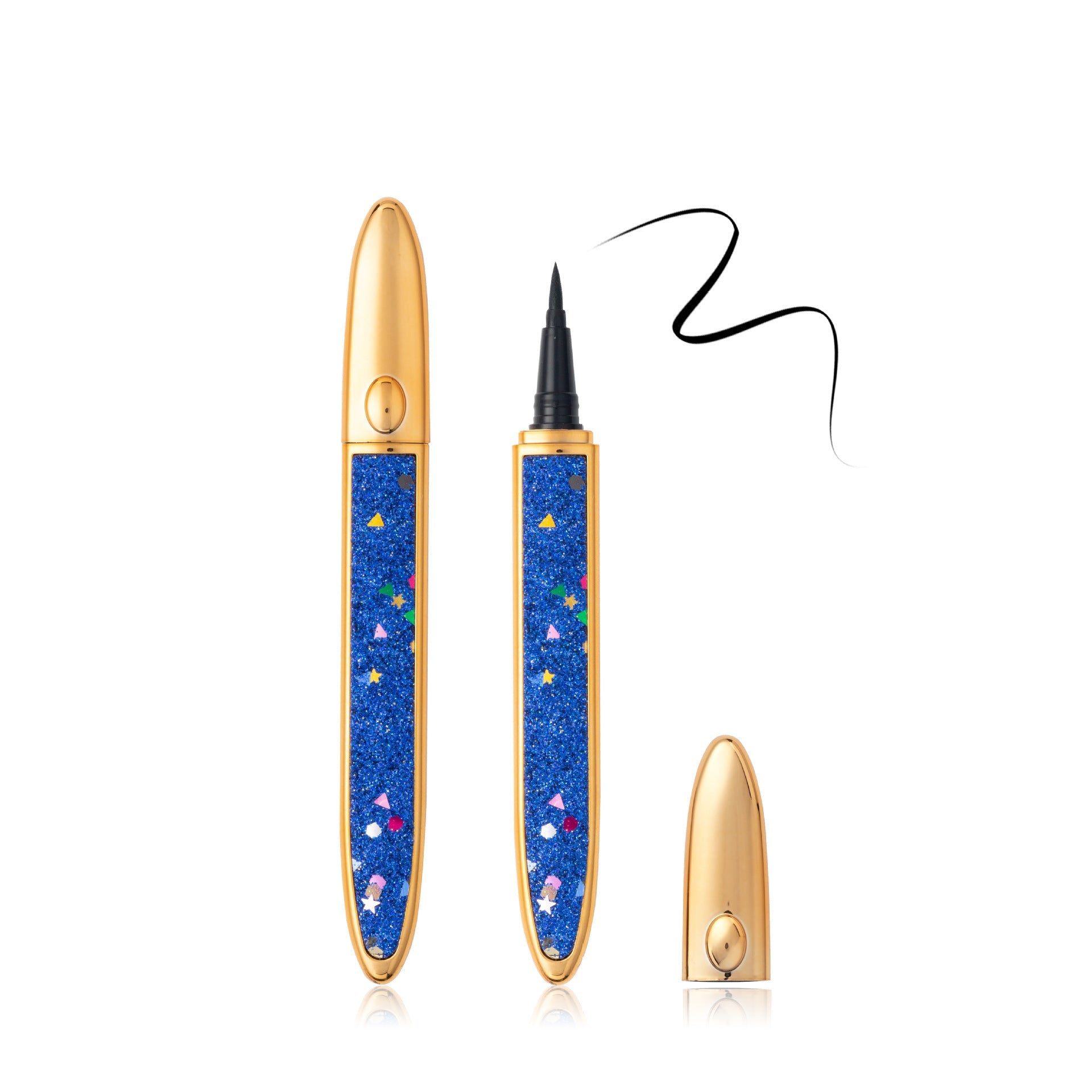 JMT-283082 Glue-Free Liquid Multi-Purpose Eyeliner in Diamond Tube - Flat Head Variants Available