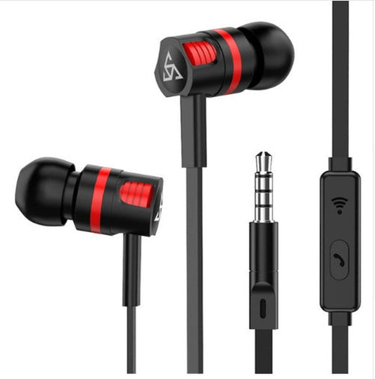 JMT-283146 In-Ear Wired Headphones with 3.5mm Connector and Integrated Microphone for Mobile Use