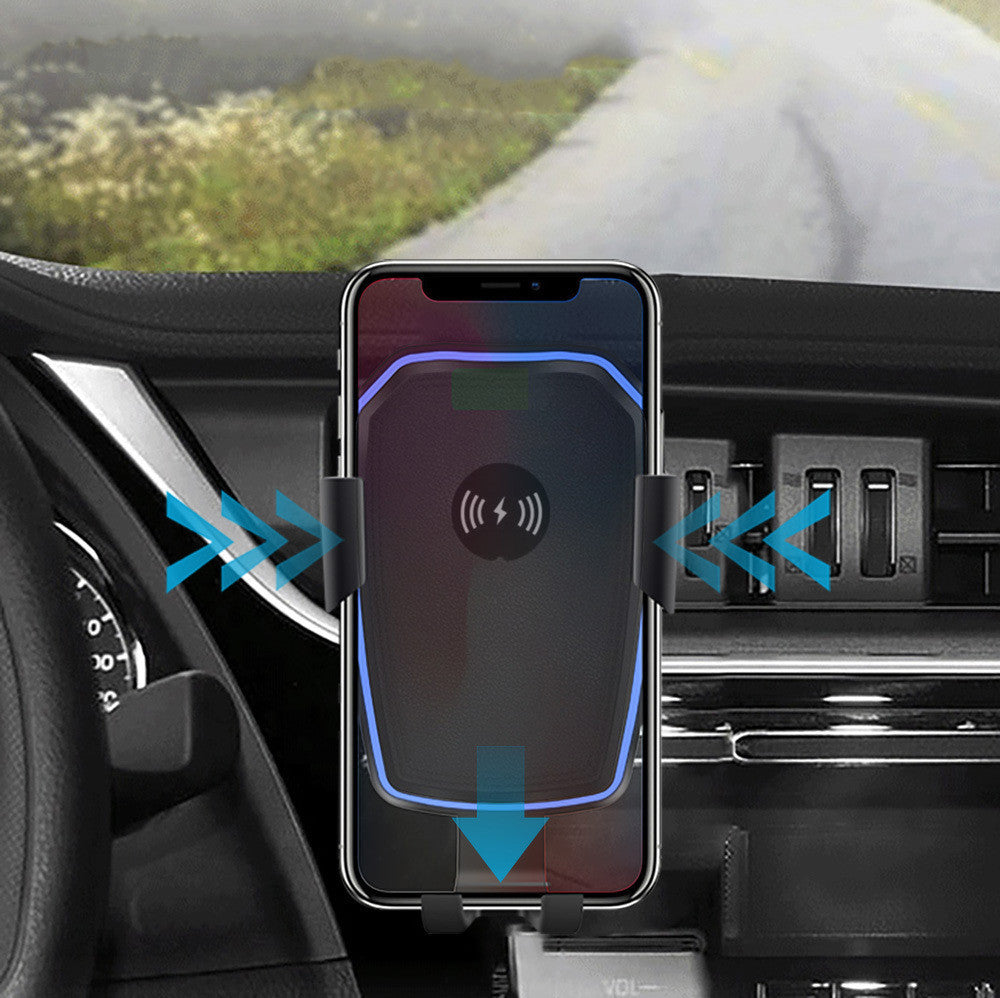 JMT-283338 Wireless Charging Car Gravity Sensor Bracket - Compatible with Micro USB, 10W Output, 2000mA Charging Current