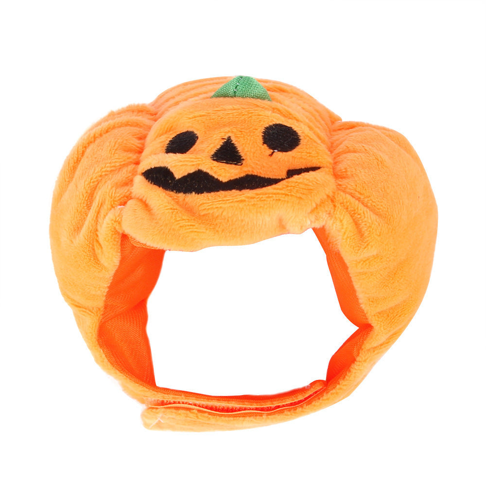 JMT-283466 Pumpkin Hat for Small Pets – Cute Halloween Cosplay Accessory for Cats and Dogs