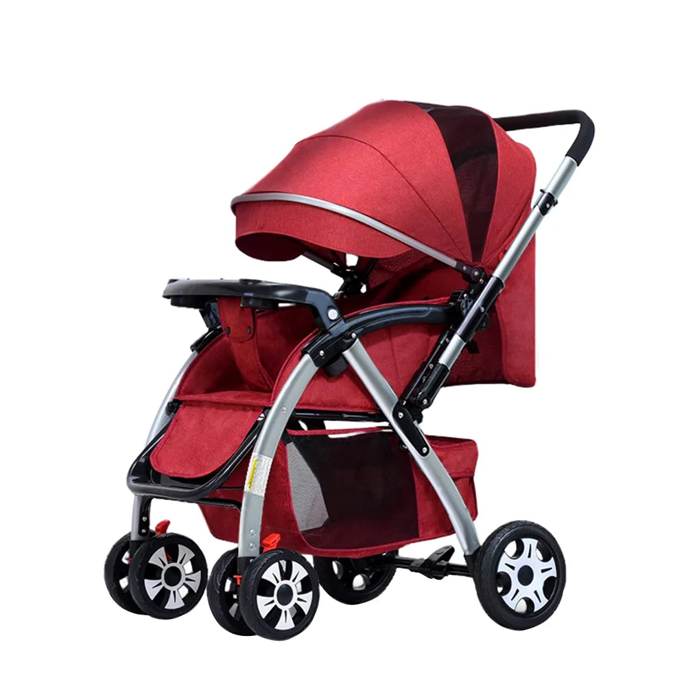 JMT-283658 Lightweight Two-Way Folding Baby Stroller with Dining Plate - Compact Umbrella Pram