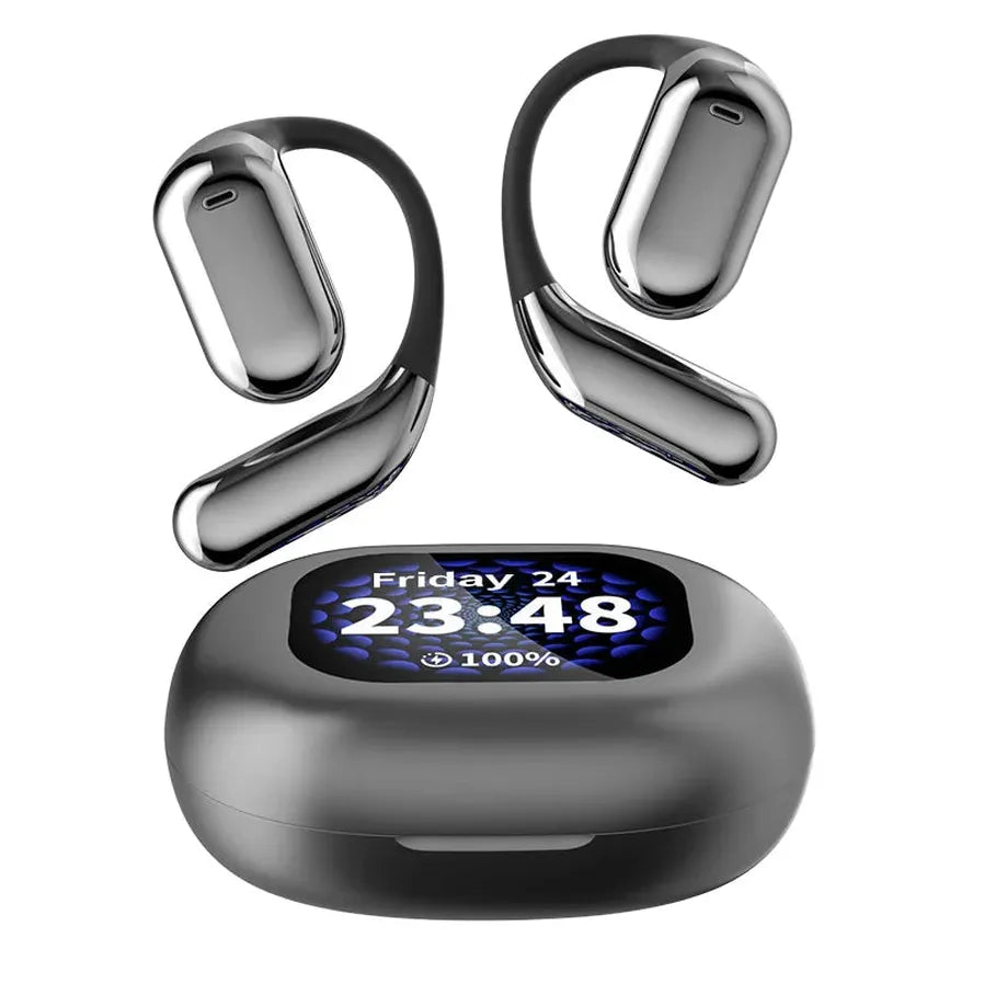 JMT-283978 3-in-1 AI Language Translator Earbuds with HD Sound, Touch Screen, Long Battery Life, and 144 Language Support