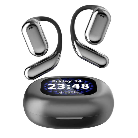 JMT-283978 3-in-1 AI Language Translator Earbuds with HD Sound, Touch Screen, Long Battery Life, and 144 Language Support