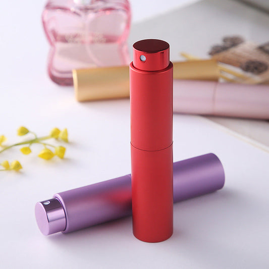 JMT-284234 10ML Aluminum Rotating Spray Bottle with Glass Inner Chamber