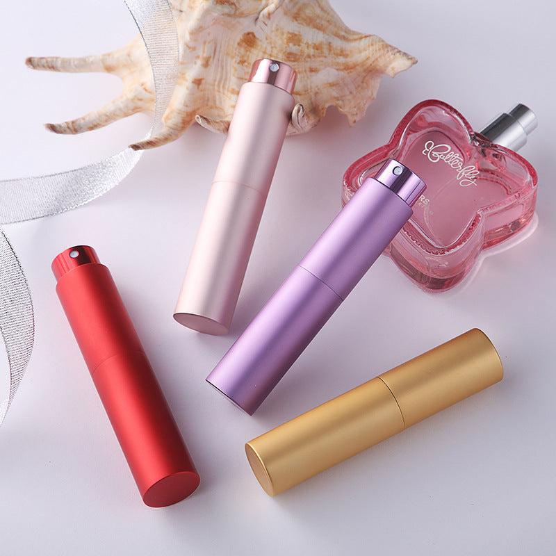 JMT-284234 10ML Aluminum Rotating Spray Bottle with Glass Inner Chamber