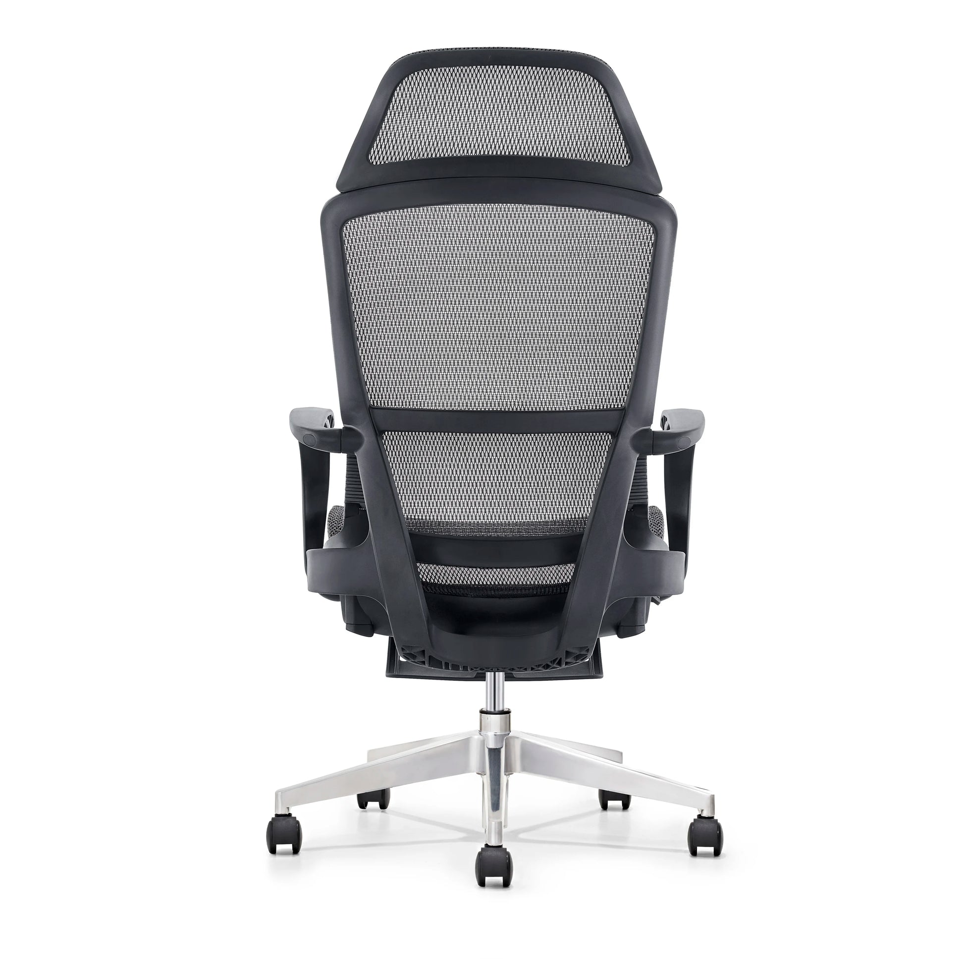JMT-284234 Ergonomic Mesh Office Chair with Footrest and Fixed Armrests for Comfortable Workspaces