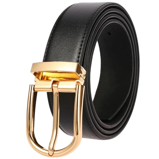JMT-284554 Vintage Cowhide Leather Man's Belt - Model LY35-21786-3