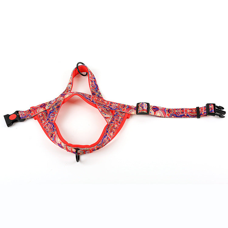 JMT-285130 Adjustable Nylon Dog Vest Harness with Hand-Held Rope Attachment - Multiple Colors Available