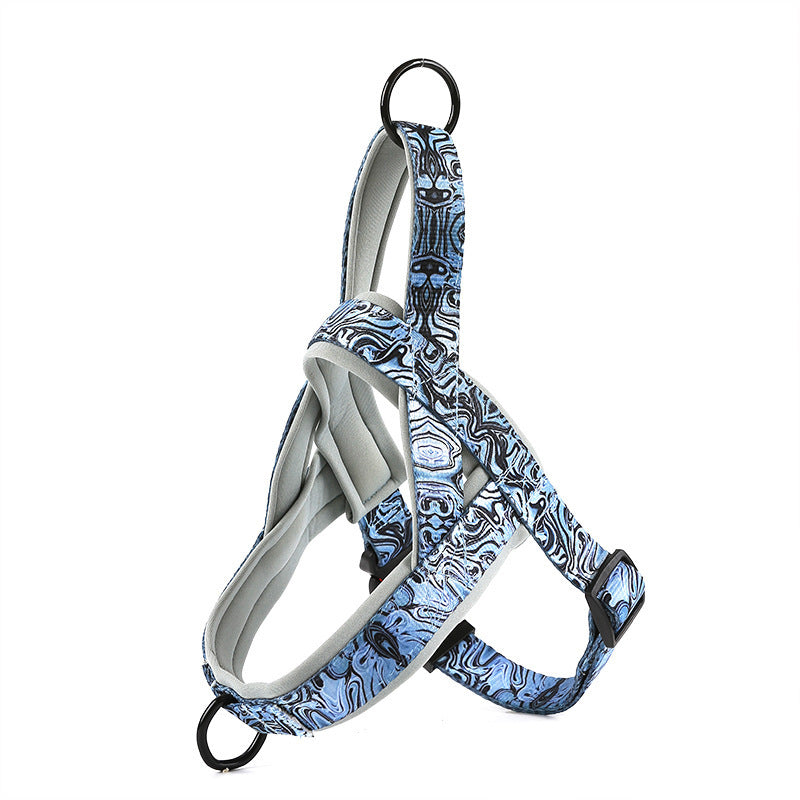 JMT-285130 Adjustable Nylon Dog Vest Harness with Hand-Held Rope Attachment - Multiple Colors Available