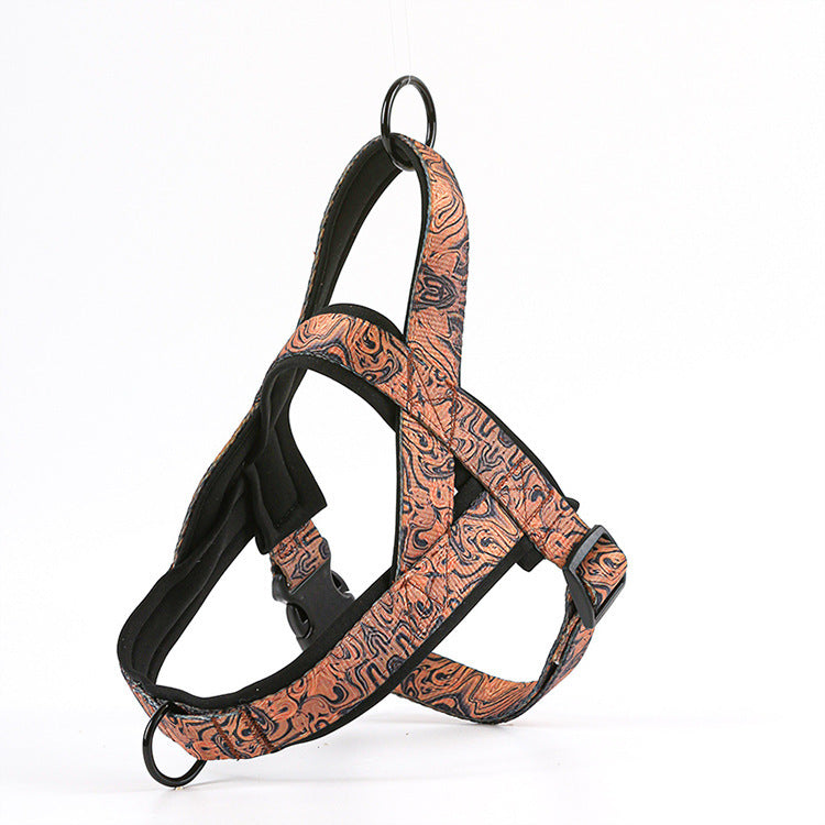 JMT-285130 Adjustable Nylon Dog Vest Harness with Hand-Held Rope Attachment - Multiple Colors Available