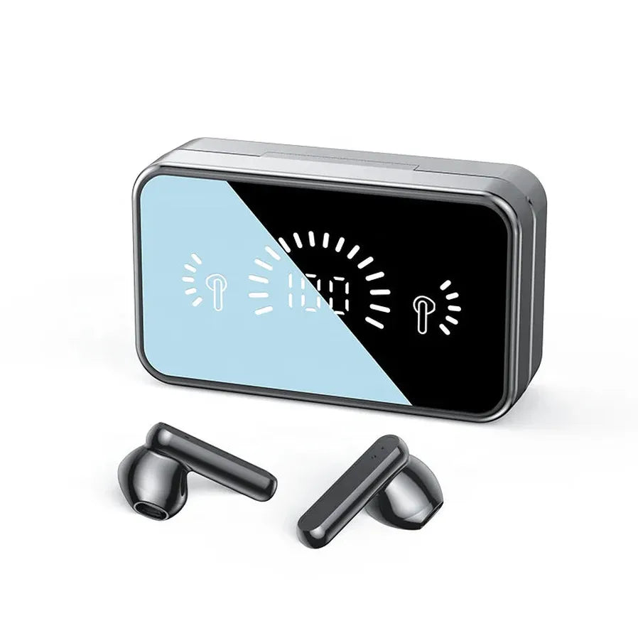 JMT-285130 True Wireless Waterproof Earbuds with Noise Cancellation and LCD Display