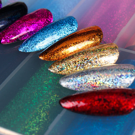 JMT-285258 Starry Sky Nail Art Transfer Paper Set - 4 x 100cm Fashion Trend Stickers