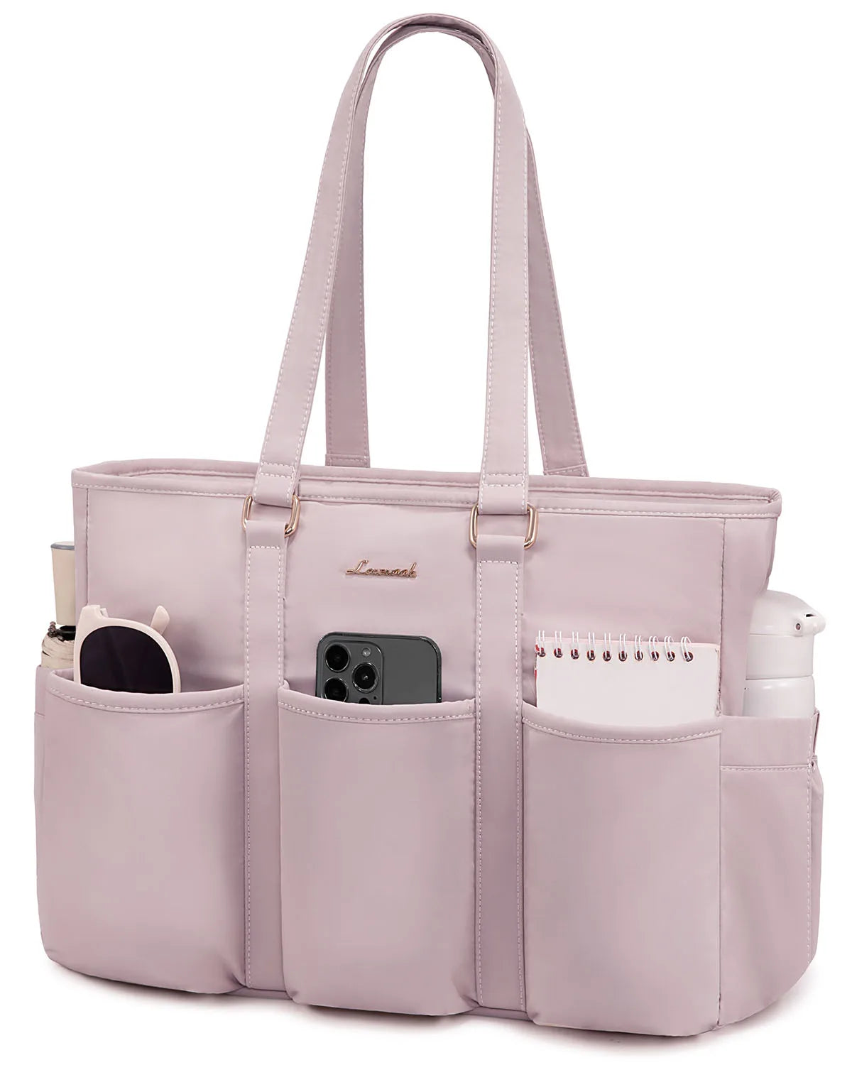 JMT-285770 Multi-Pockets Waterproof Large Laptop Tote Bag for Work, Travel, and College