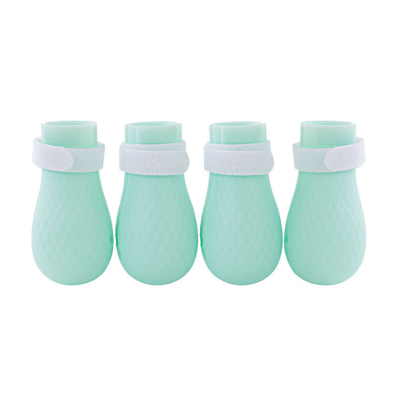JMT-286026 Silicone Cat Paw Covers for Medicine, Bathing, Nail Trimming, Anti-Bite and Anti-Scratch - Green