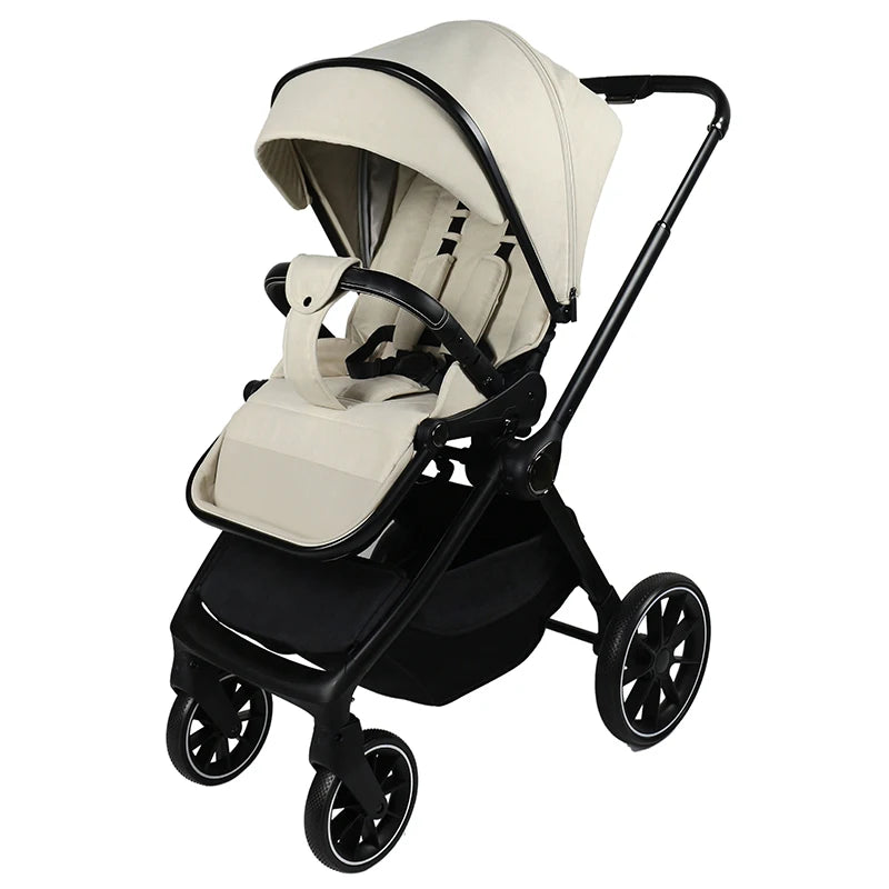 JMT-286090 Lightweight Linen 3-in-1 Baby Stroller for Infants and Toddlers (0-3 Years) in Car Design