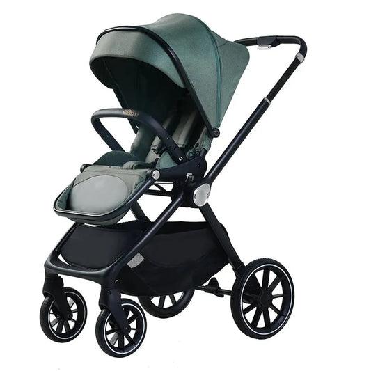 JMT-286090 Lightweight Linen 3-in-1 Baby Stroller for Infants and Toddlers (0-3 Years) in Car Design