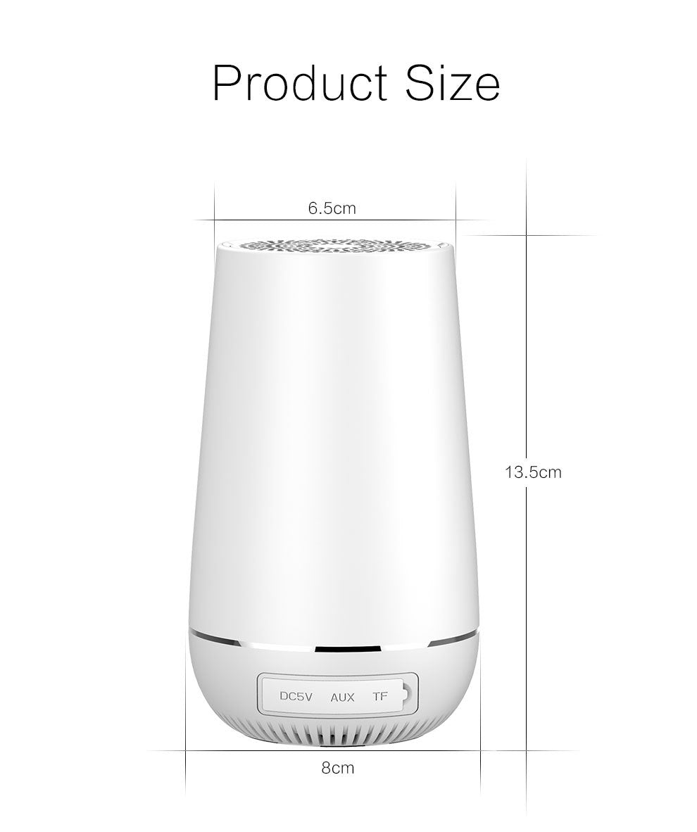 JMT-286282 Portable Wireless Bluetooth Speaker with 3.7V Battery, AUX Input, and 6W Power Output