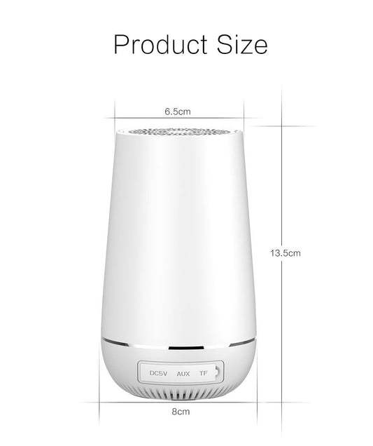 JMT-286282 Portable Wireless Bluetooth Speaker with 3.7V Battery, AUX Input, and 6W Power Output