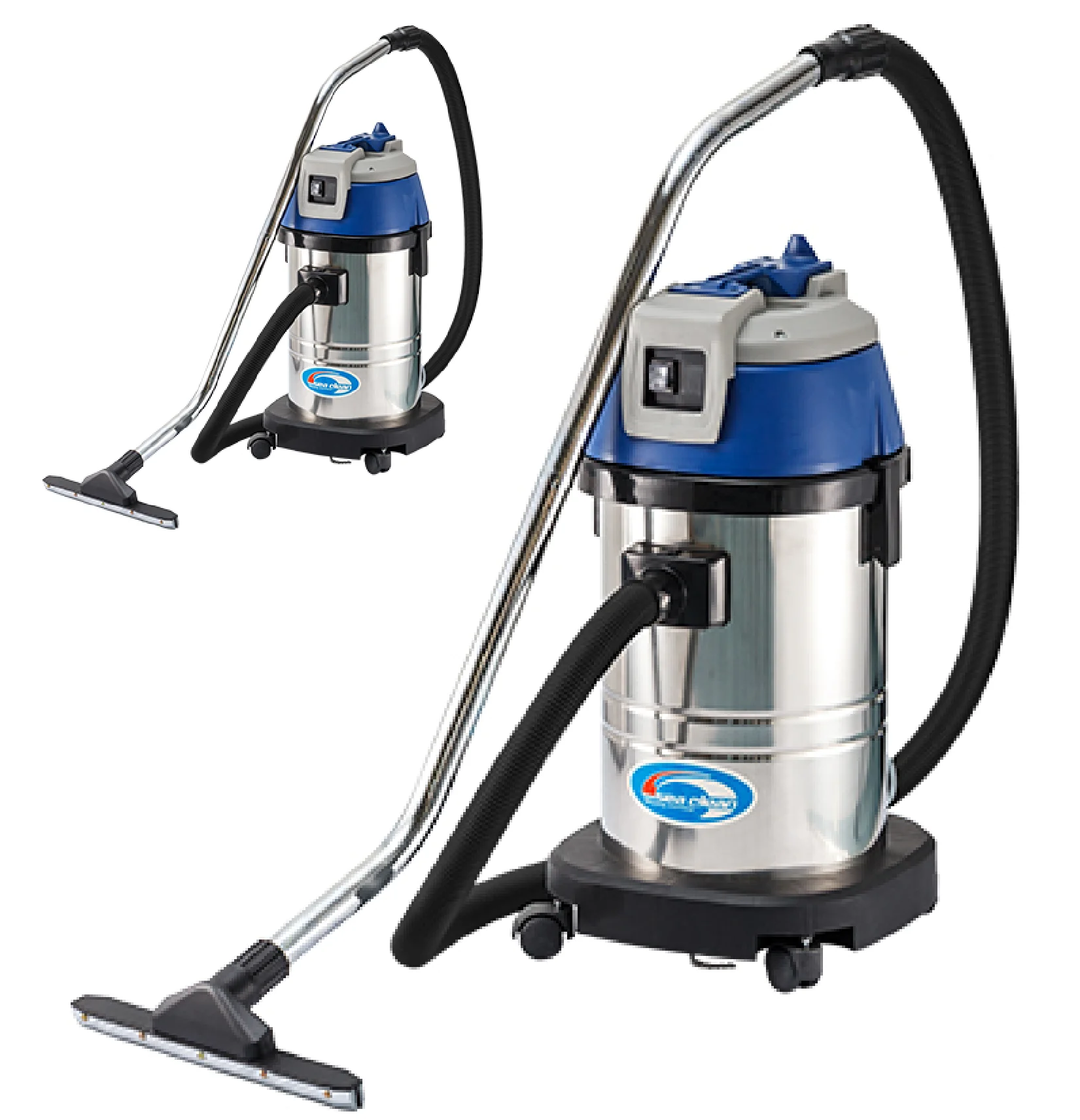 JMT-286410 Industrial Stainless Steel Wet and Dry Vacuum Cleaner - 15L, 30L, 60L, 70L, 80L, 90L, 1000W