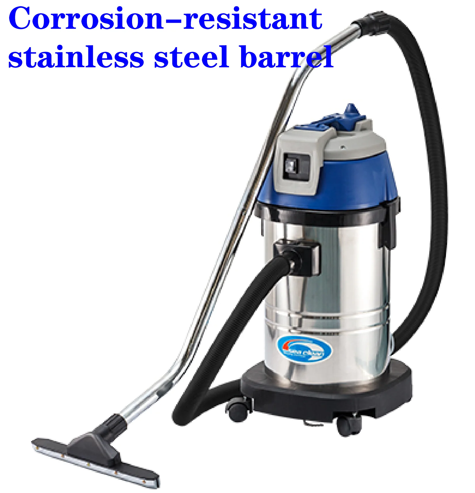 JMT-286410 Industrial Stainless Steel Wet and Dry Vacuum Cleaner - 15L, 30L, 60L, 70L, 80L, 90L, 1000W