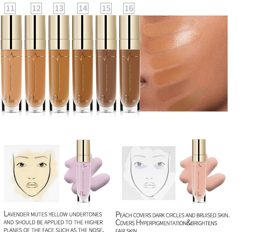 JMT-286538 Long Lasting Liquid Concealer with Fine Texture for Natural Coverage - 22 Color Options Available