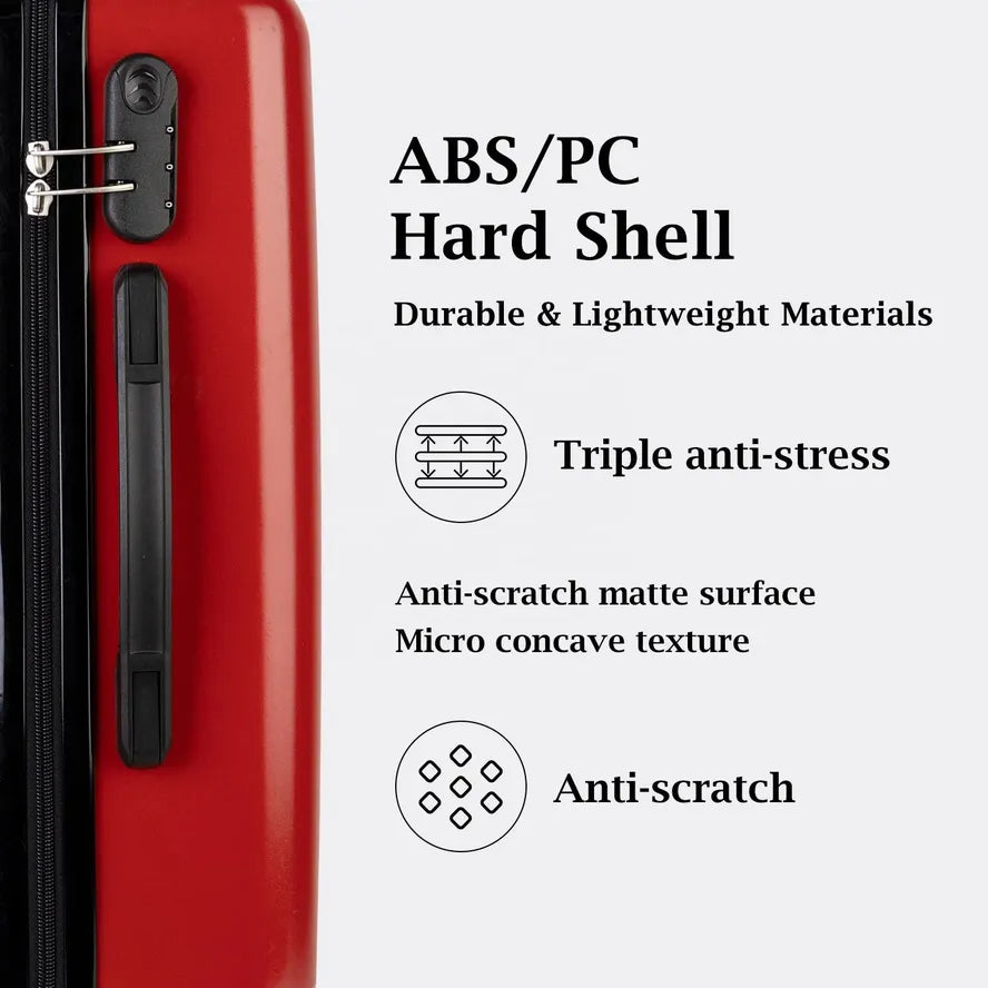 JMT-286666 Stylish Customisable Hard Shell Carry-on Luggage | 20", 24", and 28" Sizes