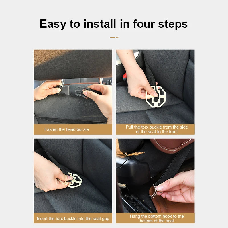 JMT-286730 Multifunctional Thick Edging Mats Protector for Car Back Seats