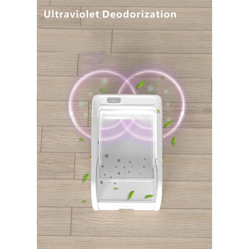 JMT-287114 Smart Litter Box with Wide Opening and Automatic Cleaning Feature for Cats