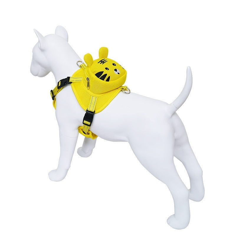 JMT-287434 Durable Nylon Pet Vest with Chest Strap for Dogs - Available in Sizes S and M