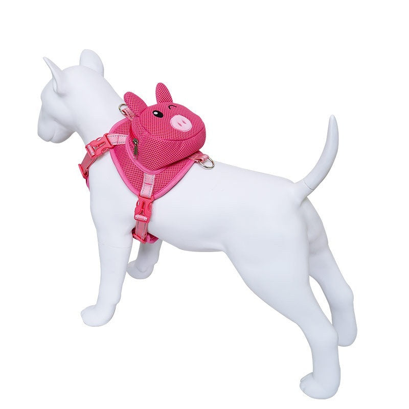 JMT-287434 Durable Nylon Pet Vest with Chest Strap for Dogs - Available in Sizes S and M