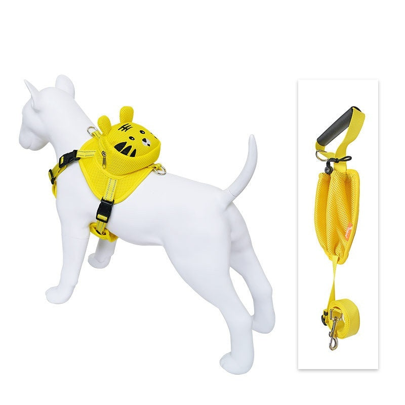 JMT-287434 Durable Nylon Pet Vest with Chest Strap for Dogs - Available in Sizes S and M