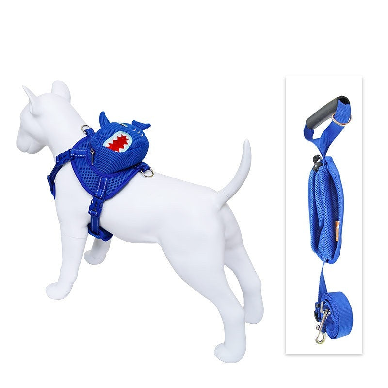 JMT-287434 Durable Nylon Pet Vest with Chest Strap for Dogs - Available in Sizes S and M