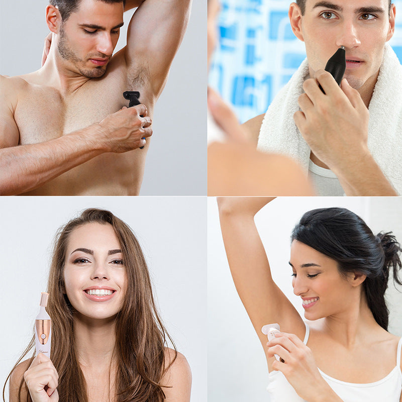 JMT-287498 Multi-Functional Waterproof USB Rechargeable Portable Electric Shaving Razor with Accessories