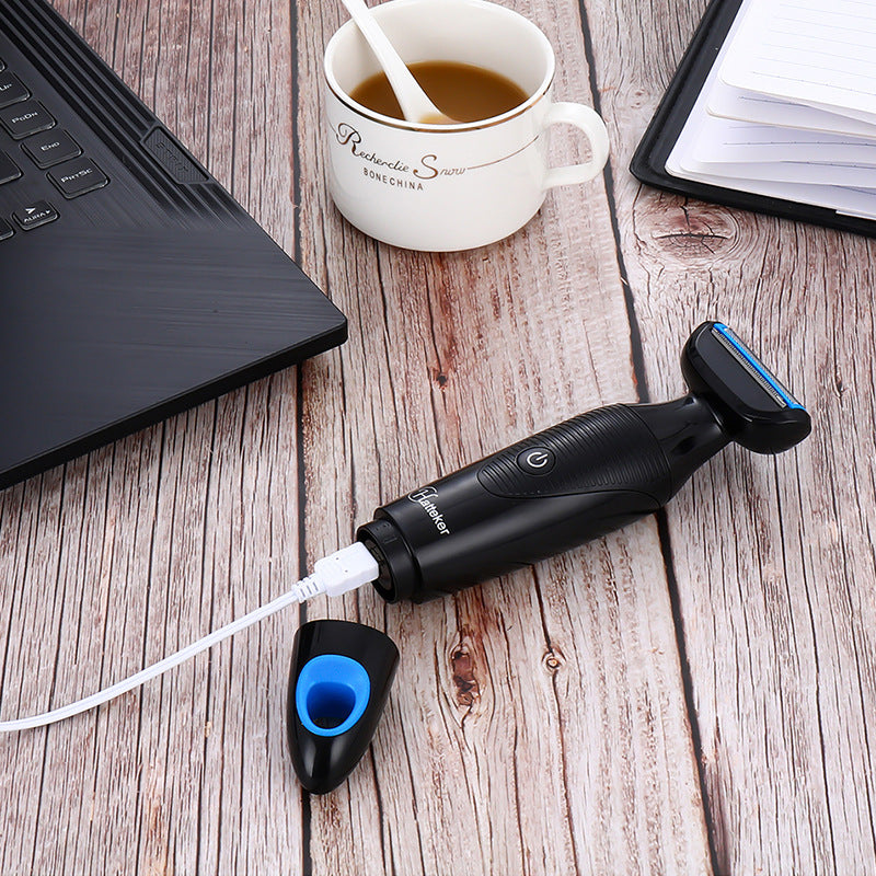 JMT-287498 Multi-Functional Waterproof USB Rechargeable Portable Electric Shaving Razor with Accessories
