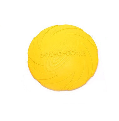 JMT-288394 Natural Rubber Dog Flying Disc – Safe Fetch Training Toy for Dogs, Durable Soft Catch Design