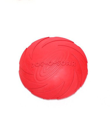 JMT-288394 Natural Rubber Dog Flying Disc – Safe Fetch Training Toy for Dogs, Durable Soft Catch Design