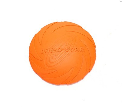 JMT-288394 Natural Rubber Dog Flying Disc – Safe Fetch Training Toy for Dogs, Durable Soft Catch Design