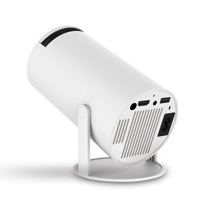JMT-289418 Portable Intelligent Projector HY300PRO - 4K Hard Decoding, Wireless Connectivity, 130-Inch Display, Dual-Band Wi-Fi 6, Android 11.0