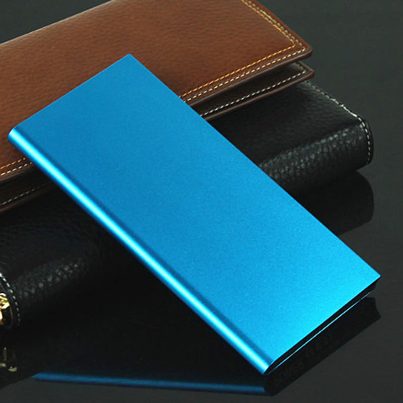 JMT-289738 20000mAh Alloy Power Bank with LED Flashlight and Accurate Battery Display