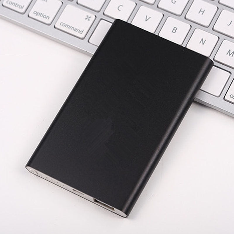 JMT-289738 20000mAh Alloy Power Bank with LED Flashlight and Accurate Battery Display